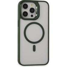 Eseno Select Joko Apple iPhone 15 Pro Max Kılıf Roblox Lens Magsafe Standlı Kapak - Koyu Yeşil