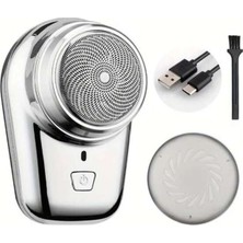 Ototechparca Mini Shaver Sıfır Sakal Taşınabilir Şarjlı Tıraş Makinesi Ipx6 Korumalı  BX40