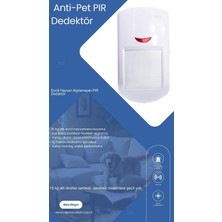 Akıllı Ev ve Iş Yeri Alarm Sistemleri Anti-Pet Destekli Kablosuz Pır Hareket Sensörü (Tek Baş