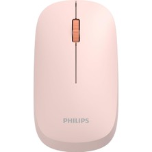SPK7438 Kablosuz Bluetooth 1600DPI 4 Tuşlu Optik Sessiz Mouse Pembe