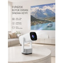tp 720P Hd Projeksiyon Cihazı – Uzun Ömürlü Ampul, Canlı Renkler ve Evde Sinema Keyfi - Lisinya