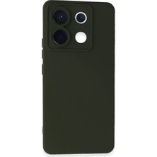 Eseno Select Xiaomi Redmi Note 13 Pro 5g Kılıf Nano Içi Kadife Silikon - Koyu Yeşil