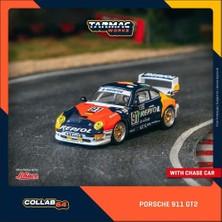 Tarmacworks 1/64 Porsche 911 Gt2 24H Le Mans 1995#91 Bitmiş Ürün T64S-004-REP