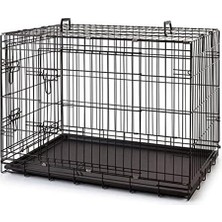 Metal Köpek Kafesi 120X75X84CM Siyah