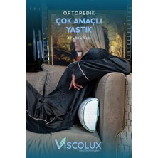 Çok Amaçlı Ortopedik Visco Yastık - Horlama Yastığı Hamile Yastığı Pembe 42X18X9, Yeşil