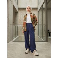 Foremia Cepli Yıkamalı Pantolon-Lacivert -