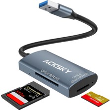 Sd 4.0 Kart Okuyucu, Micro Sd 4.0 Kart Adaptörü, Sd Karttan USB Adaptörüne, USB 3.0 Hafıza Kart
