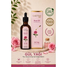 Gold Vital Plus Gül Yağı 100 ml