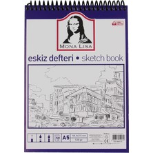 Monalisa Eskiz Defteri A5 120 G 50 Yp Telli