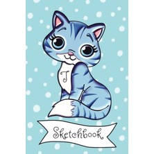 Kazan Hobi Personalized Sketchbook For Girls Letter T: Cute 6"x9" Sketchbook For Girls, 100 Blank Pages For Drawing, Sketching, Doodling And Writing: Small Sketch Pad For Kids