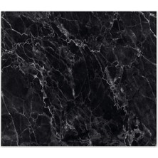 Decorıta Siyah Mermer Görünümlü / Cam Ocak Arkası Koruyucu (49,5cm x 76CM)