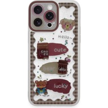Uravas Store Iphone 14 Pro Kılıf Sweet Desenli Silikon Kapak - Şeffaf