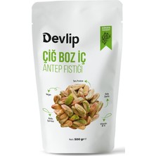Erken Hasat (Boz) Çiğ Iç Antep Fıstığı, 500 Gr, Kilitli (Aç-Kapa) Ambalaj, Vegan
