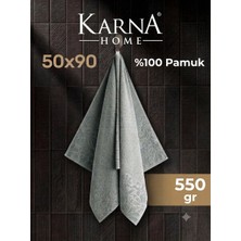 Pamuklu Havlu Karna Home "firuze" 50X90