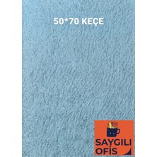 Mikro Saygılıofis Mavi Keçe 50 x 70 cm 2 0 mm 1 Adet Renkli Hobi Keçesi Elişi Keçesi