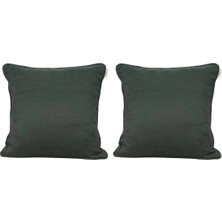 Goccia Home 2'li Kırlent Kılıfı Biyeli Dekoratif Bohem Soft Koltuk Sırt Hediyelik Punch Yapılabilir Pembe