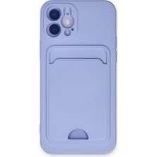 Morado Se siente Perfecto Apple Iphone 12 Kılıf Kelvin Kartvizitli Silikon - Lila