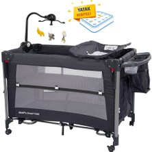 Kraft Smart Fold Anne Yanı Oyun Parkı 60 x 104 cm Siyah
