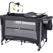 Kraft Smart Fold Anne Yanı Oyun Parkı 60 x 104 cm Siyah