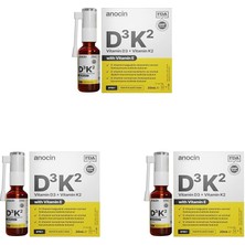 Vitamin D3 K2 Vitamin E, 1000 Iu 2m Mcg Damla 20 ml D3 K2 Vitamin D3K2 (3 Paketi)