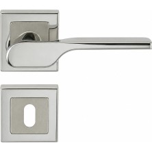 Ala 2019 Nikel Inox Kare Rozet Kapı Kolu (Wc) (1 TAKIM)