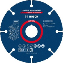 Professional 1x Expert Carbide Multi Wheel Kesici Diskler (Sert Ahşap, Çivili Ahşap, Plastik, Al�