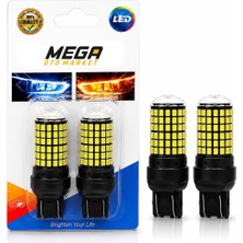 Mega Oto Market T20 Çift Duy 144 LED Beyaz Oto Ampul 2 Adet – Stop, Fren ve Sinyal LED Lambası