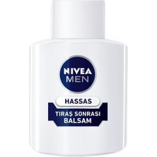 Nivea Men Erkek Tıraş Sonrası Balsam 100ML, Hassas Ciltlere Özel Hızlı Rahatlatma, Konforlu T�