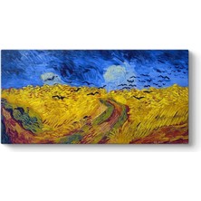 Buğday Tarlası ve Kargalar Tablosu 60 x 30