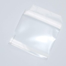 Aso CD DVD Zarfı Arkası Yapışkanlı 13X13 cm Plastik Şeffaf 100 Adet
