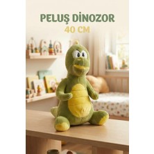 Farbu Oyuncak Şirin Dino Peluş 40 Cm; Sevimli ve Konforlu Uyku Yastığı ve Sarılma Arkadaşı Dekoratif Oyuncak