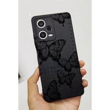 Sidelya Aksesuar Xiaomi Redmi Note 12 Pro 5g Ile Uyumlu Desenli Telefon Kılıfı PDNG01 Kapak Buterflay