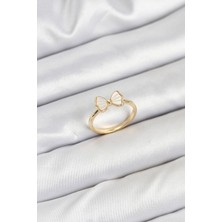 Utterly Good Pirinç Gold Renk Fiyonk Model Kadın Yüzük
