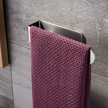 Deltahome Paslanmaz Çelik Havlu Askısı - Kendinden Yapışkanlı - 28CM - Inox - Model: Köln