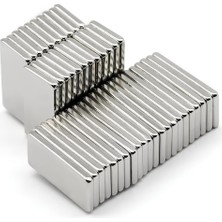 Mns Magneteksan Neodyum Mıknatıs Dikdörtgen 20X10X2 mm (5 Adet Set)
