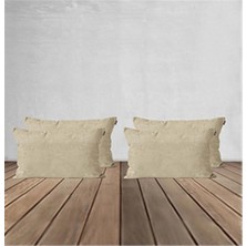 Goccia Home 4'lü Kırlent Kılıfı Dekoratif Bohem Soft Koltuk Sırt Hediyelik Punch Yapılabilir Çok Renkli
