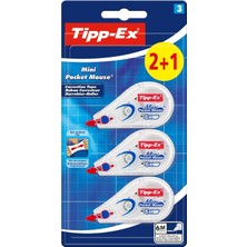 Tipp-Ex Mini Pocket Mouse Şerit Silici, 2+1 Blister