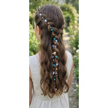 Yansımalı Gold Detaylı Saç Süsü