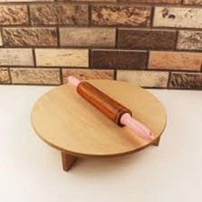 Hace Bazaar Gürgen Pratik BH-034 Ahşap Sofra Seti 34CM. (K95)