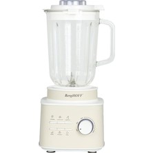 Berghoff Gem Retro 1500 W Masaüstü Blender – 1, 5 L Cam Hazne, Titanyum Bıçak, Bakır Ac Motor