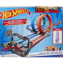 Hot Wheels Çift Çemberde Depar Pist Seti, 5 Yaş ve Üzeri, GFH85