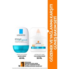 Gözenek ve Yağlanma Karşıtı Güneş Bakım Seti: Supra 40ML Krem&anthelios Uvaır 50ML Güneş Kremi