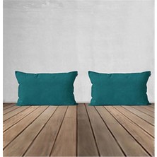 Goccia Home 2'li Kırlent Kılıfı Dekoratif Bohem Soft Koltuk Sırt Hediyelik Punch Yapılabilir Çok Renkli