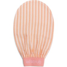 1001 Premium Ekru Zebra Banyo Duş Kesesi Peeling ELDIVENI%100 Floş Ipek Normal Ciltler Için