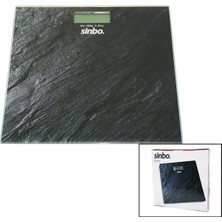 Hace Bazaar Dijital - Pilli  Cam Banyo Baskülü  LCD Ekran - Sıcaklık Göstergeli   180KG/50GR   26X26CM  Sinbo SBS-4450 (4887)