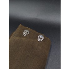 Nesgo Moda Metal Düğme Kuru Kafa Free Nickel 6 Adet 14MM