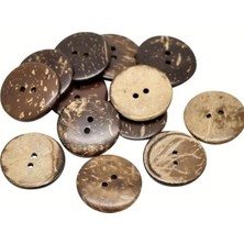 Nesgo Moda Ahşap Coconat Düğme 22 mm (50 Adet)