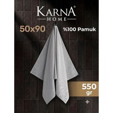 Pamuklu Havlu Karna Home "firuze" 50X90