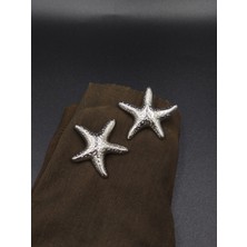 Nesgo Moda Metal Düğme Deniz Yıldızı Free Nickel 6 Adet