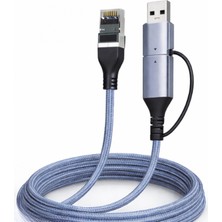 Hace Bazaar USB 3.0 Type-C 2 In 1 Gigabit Ethernet Adapter ZR1159